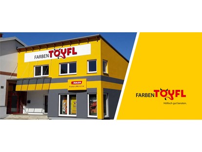Händler - Zahlungsmöglichkeiten: Kreditkarte - Unser Betriebsgebäude - FarbenToyfl