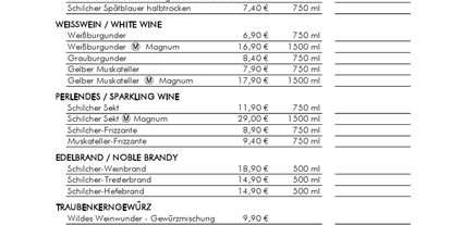Händler - Zahlungsmöglichkeiten: Bar - Wies (Wies) - Bestellformular  - Weingut Koller 