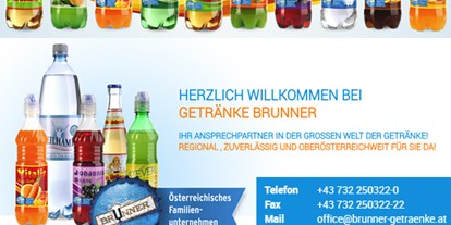 Händler - Art der Abholung: Übergabe mit Kontakt - Unterweitersdorf - Getränke Brunner GesmbH
