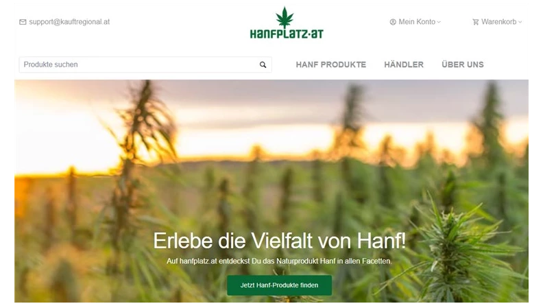 hanfplatz.at - Der neue Marktplatz für Hanf-Produkte  - kauftregional.at