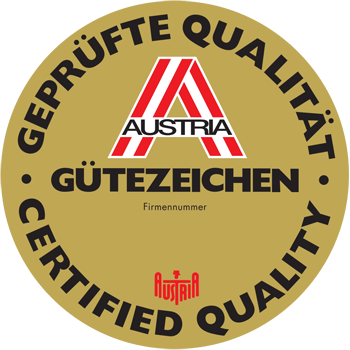 Geprüfte Qualität Austria - Gütezeichen