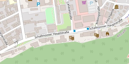 regionaler Händler auf Satellitenbild