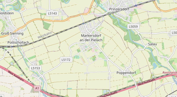 regionaler Händler auf Karte