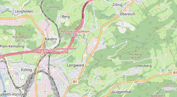 regionaler Händler auf Karte