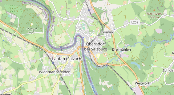 regionaler Händler auf Karte