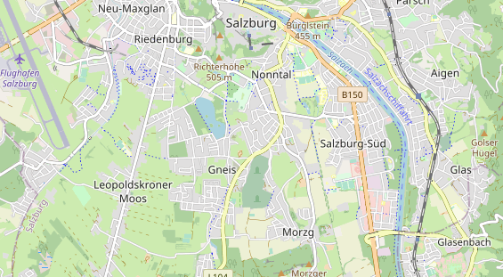 regionaler Händler auf Karte