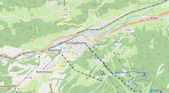 regionaler Händler auf Karte