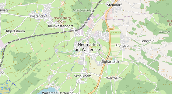 regionaler Händler auf Karte