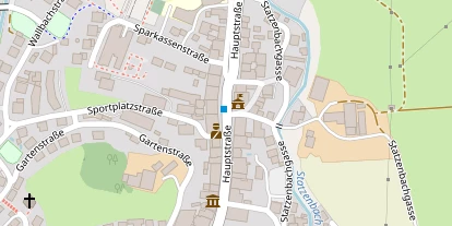 regionaler Händler auf Satellitenbild