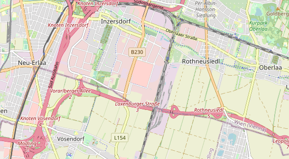 regionaler Händler auf Karte