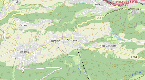 regionaler Händler auf Karte