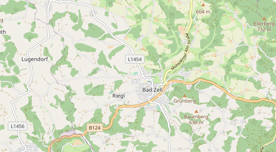 regionaler Händler auf Karte