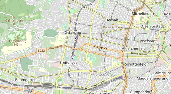 regionaler Händler auf Karte