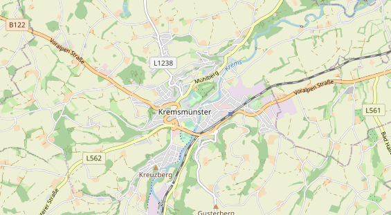 regionaler Händler auf Karte