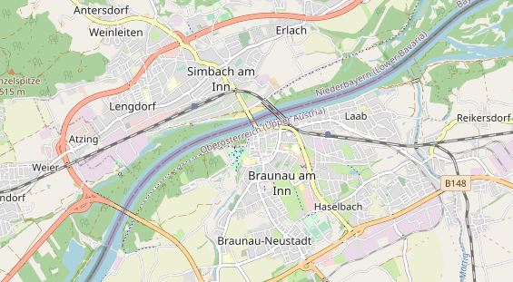 regionales Gasthaus auf Karte