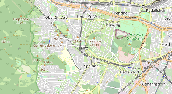 regionaler Händler auf Karte