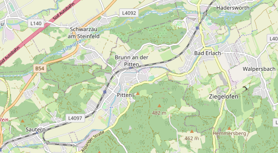 regionaler Händler auf Karte