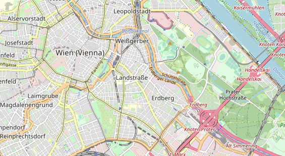 regionaler Händler auf Karte