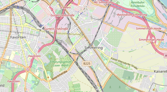 regionaler Händler auf Karte