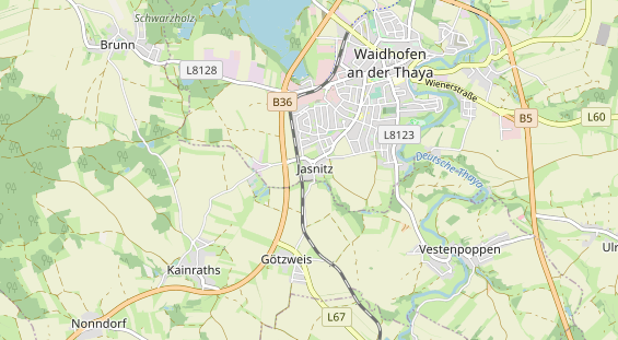 regionaler Händler auf Karte