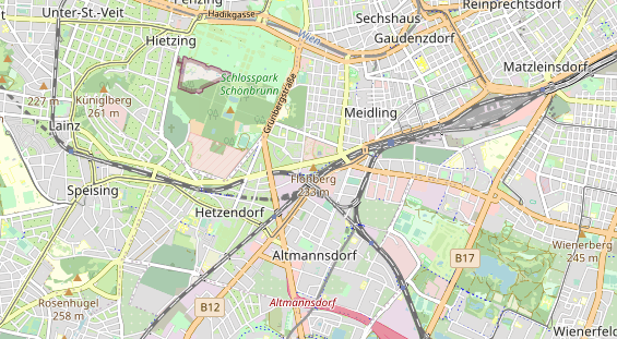 regionaler Händler auf Karte