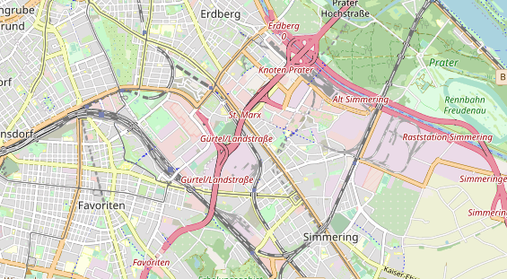 regionaler Händler auf Karte