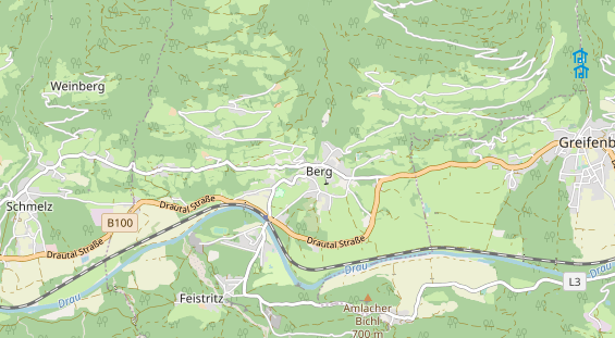 regionaler Händler auf Karte