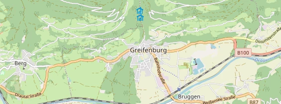 regionaler Händler auf Karte