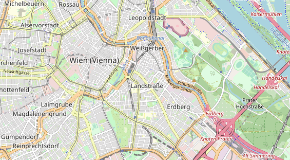 regionaler Händler auf Karte