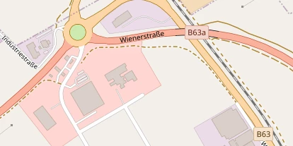 regionaler Händler auf Satellitenbild