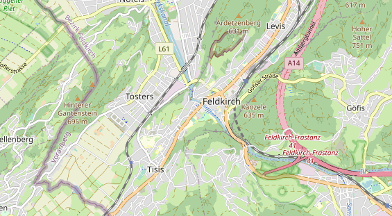 regionaler Händler auf Karte