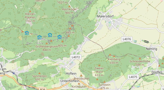 regionaler Produzent auf Karte