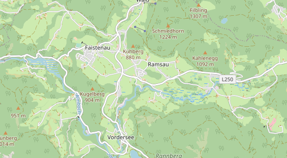 regionaler Produzent auf Karte