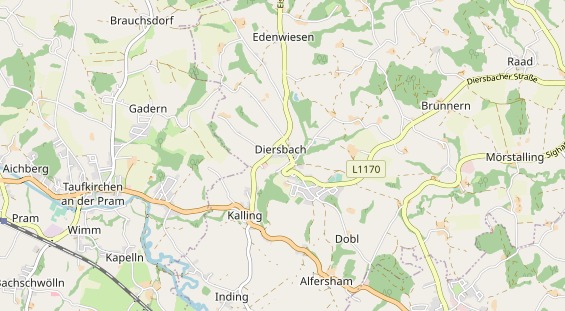 regionaler Produzent auf Karte