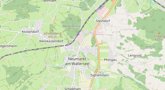 regionaler Produzent auf Karte