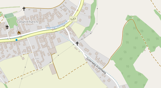 regionaler Produzent auf Satellitenbild