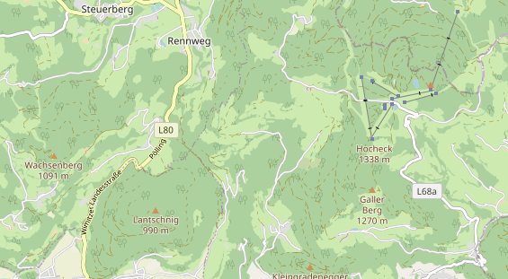 regionaler Produzent auf Karte