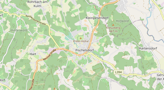 regionaler Händler auf Karte