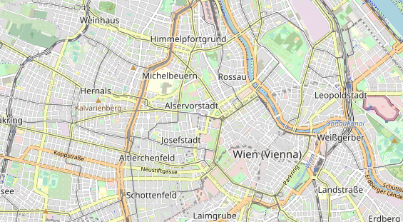 regionaler Händler auf Karte