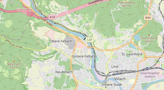 regionaler Dienstleister auf Karte