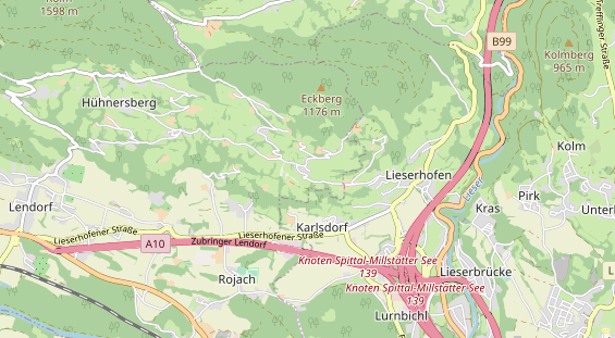 regionaler Dienstleister auf Karte