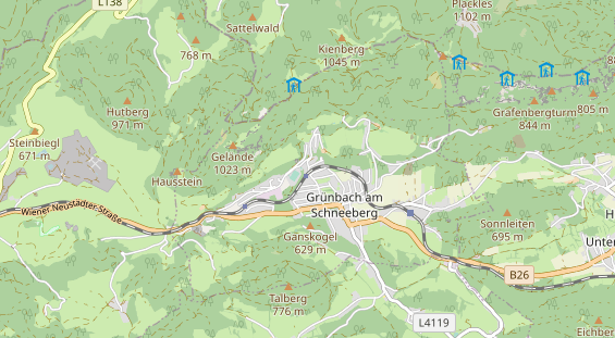 regionaler Dienstleister auf Karte