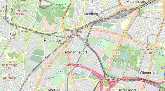 regionaler Dienstleister auf Karte