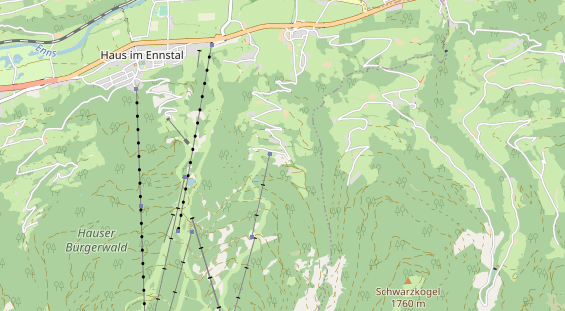 regionaler Dienstleister auf Karte