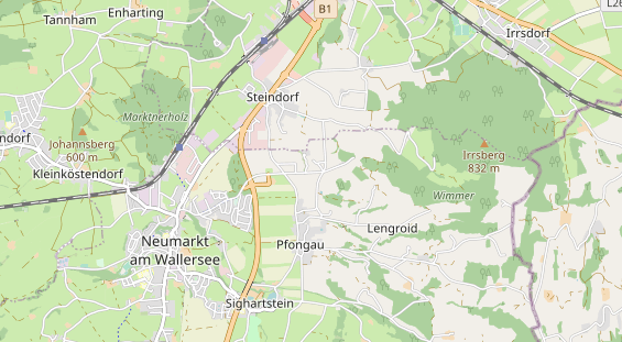 regionaler Dienstleister auf Karte