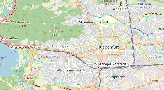 regionaler Dienstleister auf Karte