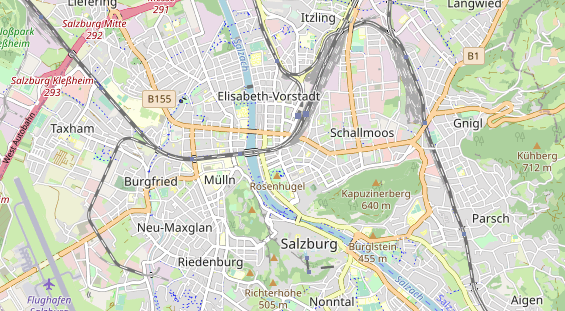 regionaler Dienstleister auf Karte