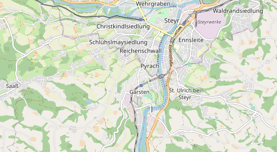 regionales Gasthaus auf Karte