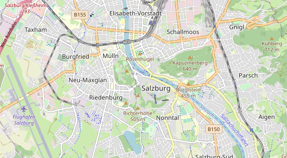 regionales Gasthaus auf Karte