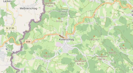 regionaler Händler auf Karte